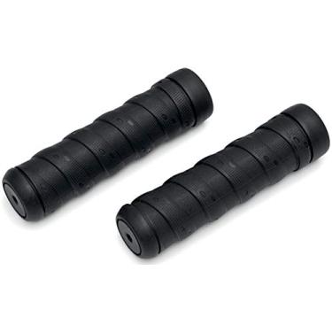 Imagem de Kuryakyn Acessório para guidão de motocicleta 6592: Classic Wrap Grips Universal Fit para guidões de 2,2 cm de diâmetro, preto, 1 par