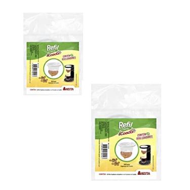 Imagem de Kit 4 Mini Coador Refil De Pano Para Café Expresso Keita