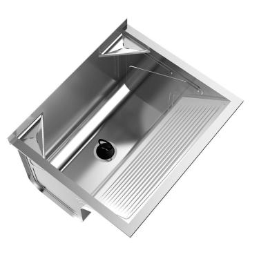 Imagem de Tanque Ghel Plus Inox 50,6 x 60,8 x 29,4cm 48L com Suporte