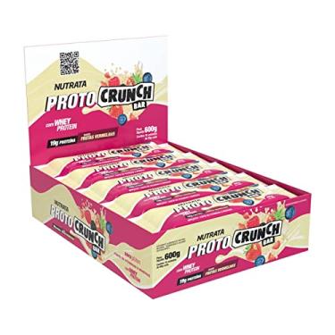 Imagem de Proto Crunch Bar 600G (10 Unid. De 60G) - Paçoca com Chocolate - Nutrata