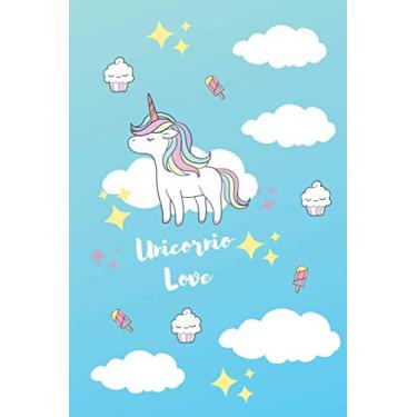 Imagem de Cuaderno Unicornio 15,24 x 22,86 - Block de Notas con Rayas uso Escolar y Oficina - Diario Tapa Blanda para Viajes – Libreta - Cuaderno Lineas (80 Páginas)