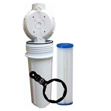 Imagem de Filtro Água Caixa Dágua/Cavalete Com Refil Lavável Plissado