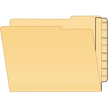 Imagem de tabbies Extensa-Folder Strips, Converta Pastas de Aba Superior em Pastas de Arquivos, Manila, Extensão de Aba 1/2, Sob Corte, 100/Caixa (55991), 8,8 cm L x 23,8 cm A