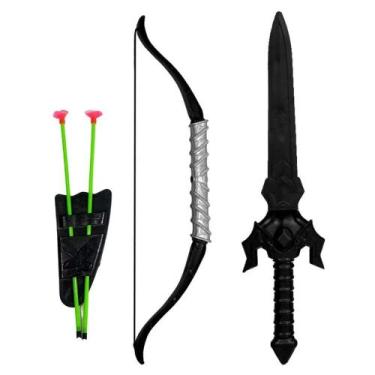 Imagem de Kit Arqueiro Medieval Arco E Flecha Com Espada - Master Toy