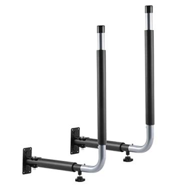 Imagem de CIADAZ 1 par de rack de armazenamento de montagem na parede para caixa de carga na cobertura do carro SUP prancha de surfe caiaque