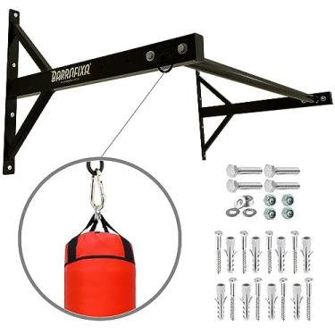 Imagem de Barra Fixa E Suporte De Saco Para Parede Academia Musculação