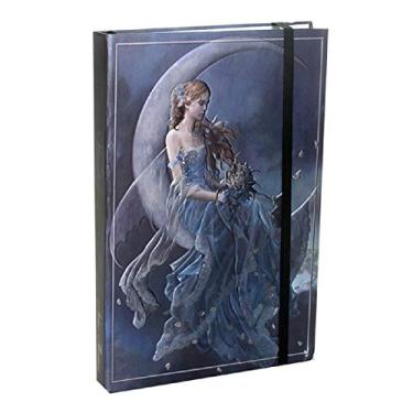 Imagem de Moon Fairy Wind Moon Embossed Journal Diary Notebook with Strip 6" X 8"