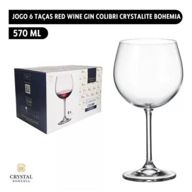 Imagem de Jogo C/6 Taças De Vinho Cristal Red Wine Glass 570ml - Crystal Bohemia