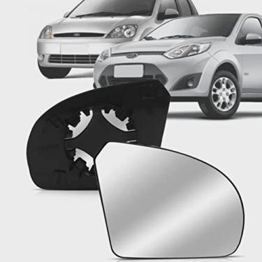 Imagem de Lente com Base do Espelho Retrovisor Direito Ford Ka 2008 a 2014 Fiesta 2003 em diante