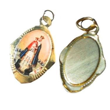 Imagem de Medalha N Sra do Bom Parto Chapa Resinada 12 unidades