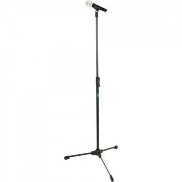 Imagem de Pedestal Reto Para Microfone Ideal Para Estúdio Tpr Preto Ask