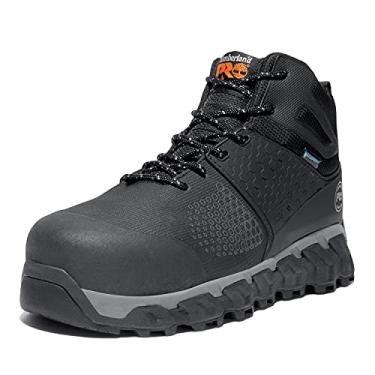 Imagem de Timberland PRO Bota masculina Ridgework Mid Composite Safety Toe impermeável Industrial Hiker Work Boot, Preto: Preto, 15 Wide