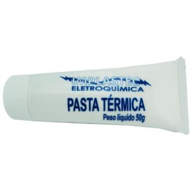 Imagem de Pasta Térmica Implastec 50 Gramas Bisnaga - Branco