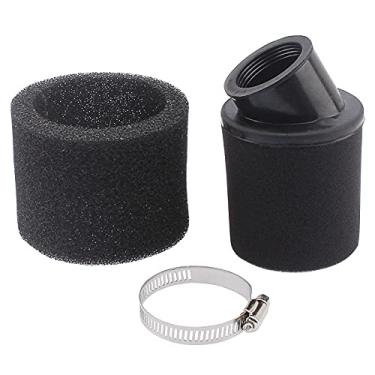 Imagem de LIYYDS Limpador de filtro universal de 38 mm, 39 mm, 40 mm, angular de espuma dupla, 50 cc 70 cc 90 cc 110 cc 125 cc motocicleta ATV Quad Scooter Go Kart Moped Pit Dirt Racing Super Pocket Mini Bike