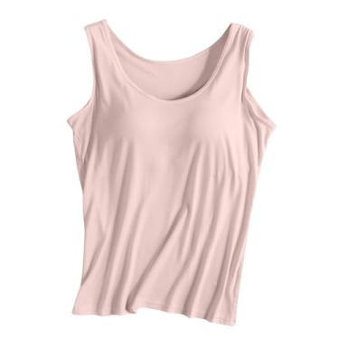 Imagem de Camiseta regata feminina costas nadador gráfico para sair, plus size, sem mangas, linda, blusa de verão, boho, colete de festa, Bege, P