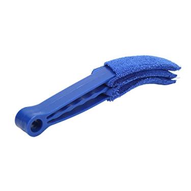 Imagem de Ferramenta de Limpeza Espanador de Ventilação do Carro Pano de Microfibra para Persianas Janela Limpador Escova de Ventilação do Carro (Azul)