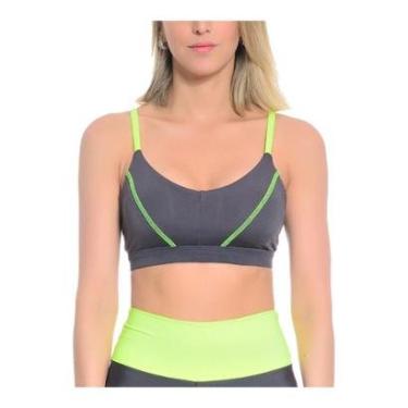 Imagem de Top Shark Beach Tennis Contrastante SHF23I016 Feminino-Feminino