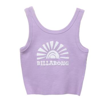Imagem de Billabong Camiseta regata feminina Sun Stamp, Lilás, GG