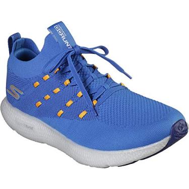 Imagem de Tênis Skechers Go Run 7 Masculino 55219-blor, Cor: Azul/amarelo, Tamanho: 45