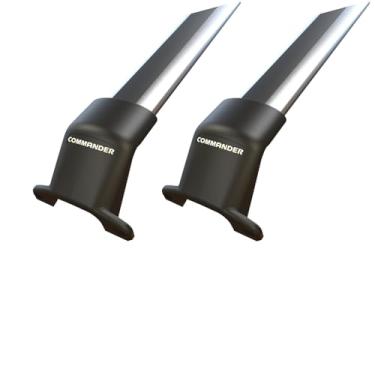 Imagem de Rack Travessa de teto Bagageiro compativel com Commander 2021 a 2024 Fixação Original Prata