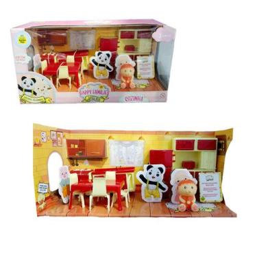 Imagem de Casinha De Brinquedo Infantil Happy Families Cozinha Little Pets - Sam