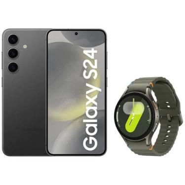 Imagem de Smartphone Samsung Galaxy S24 6,2 128GB - Preto 5G + Smartwatch Samsun