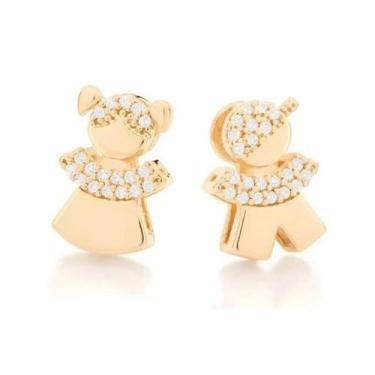 Imagem de Pingente banhado ouro 3x 24k 18k e 22k feminino casal filhos menino ou