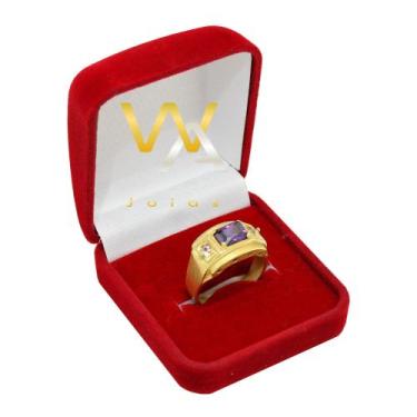 Imagem de Anel com pedra roxa Ametista para formatura de Teologia - WA JOIAS, 17