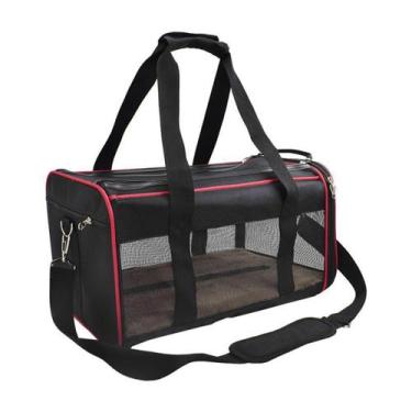 Imagem de Bolsa Pet para Transporte Passeio Avião Viagem - Duke & Dixie, Vermelh