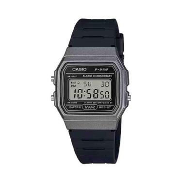 Imagem de Relógio Casio Preto Unissex F-91WM-1BDF-SC