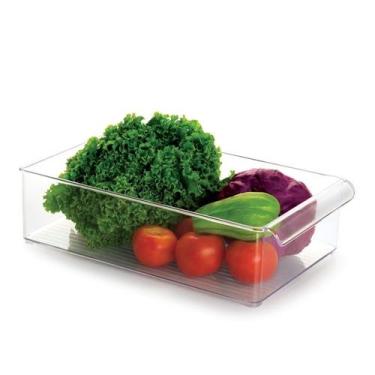 Imagem de Cesto Organizador Gaveta Cristal 6,3 Lts C 34,5 X L 22,5 X A 9,5 Cm - 