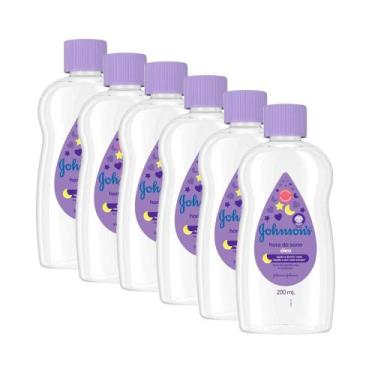 Imagem de Kit 6 Óleos Johnson's Hora do Sono 200mL - Johnson's Baby