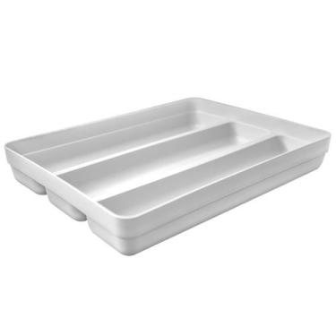 Imagem de Organizador Gavetas Divisor Porta Talheres Utensílio Cozinha - OU, Nat
