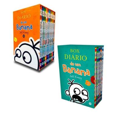 Imagem de Kit Box Diário de Um Banana com 2 Box  - Vol 1 a 10 e Vol 11 a 15 - VE