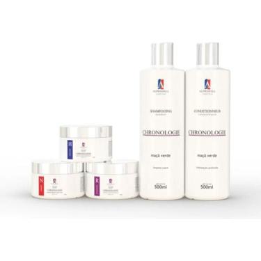 Imagem de Kit Cronograma 5 Itens Manutenção Completo Alphahall