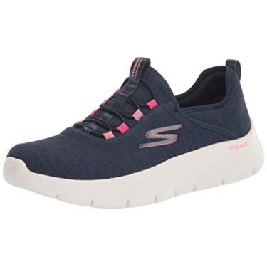 Imagem de Skechers Go Walk Flex Lucy feminino, Azul marino, 8.5 Wide