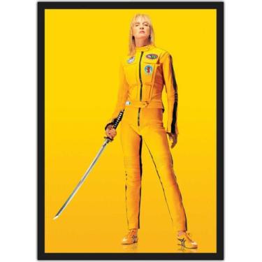 Imagem de Quadro Decorativo Kill Bill Filmes Cinema Decorações Com Moldura G03 -
