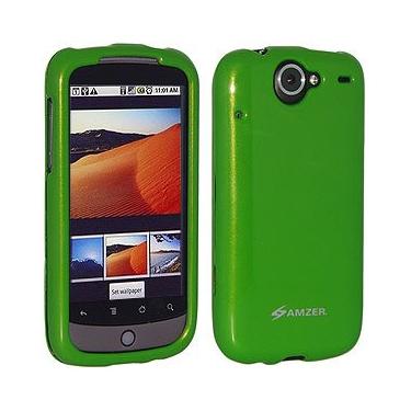 Imagem de Amzer Capa rígida de cristal de encaixe polido para Google Nexus One PB99100/HTC Nexus One - Verde