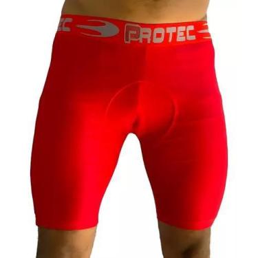 Imagem de Bermuda Térmica Masculina Cilcista Segunda Pele Compressão Para Prátic