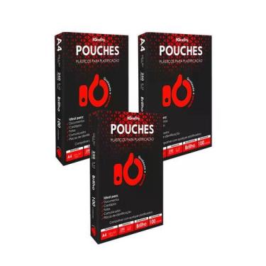 Imagem de Plástico Plastificação 300 Grafity 2 A4 E 1 De Meio Ofício 0,05mm 125 