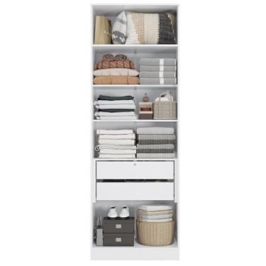 Imagem de Roupeiro/Armário Modulado Kappesberg Arm80amdp Closet Adapt Sem Porta Mdp 230x80x56cm