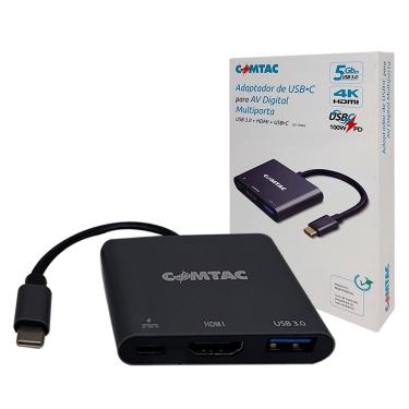 Imagem de Conversor USB-C x USB 3.1, Tipo C, HDMI, Comtac, - 20119405