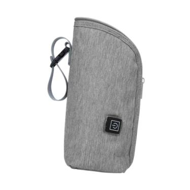 Imagem de MERIGLARE Bolsa aquecedora de mamadeira Bolsa aquecedora de mamadeira USB Bolsa aquecedora de mamadeira à prova d'água para amamentação para viagens, passeios,