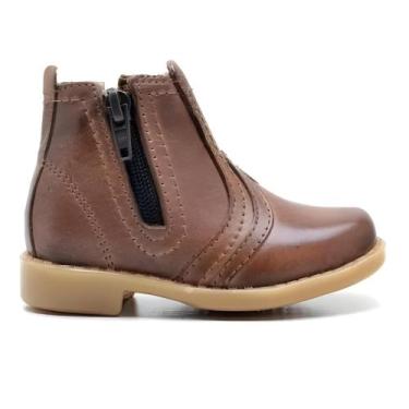 Imagem de Botina Infantil Country Couro Legítimo Conforto Festa Junina - F1000, 