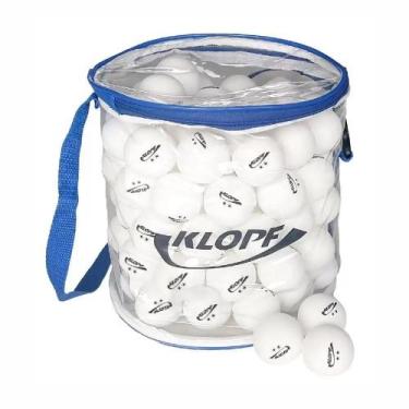 Imagem de Bolsa com 100 Bolas Brancas de Tênis de Mesa Ping Pong UltimaX - Klopf