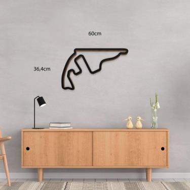 Imagem de Escultura de Parede 3D - GP de Abu Dhabi - YAS MARINA - Muralist, 60cm