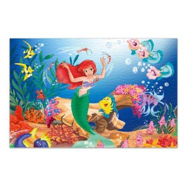Imagem de Quebra-cabeça Personalizado Ariel 60 Peças - Pomps Geek