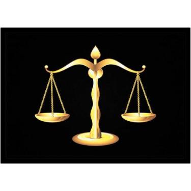 Imagem de Quadro Decorativo Escritórios De Advocacia Advogados Balança Da Justiç