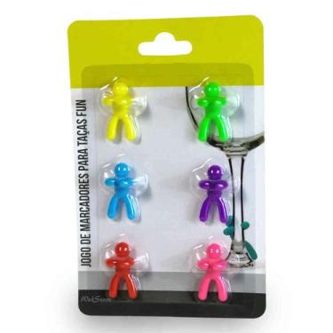 Imagem de Marcador De Silicone Para Taças De Gin Vinho E Espumante - Webstore