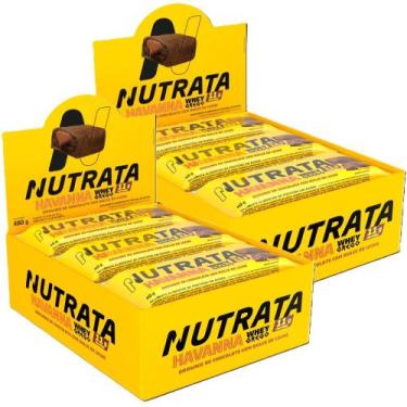 Imagem de 2x Grego Bar Brownie com Doce de Leite - Nutrata 12 un.